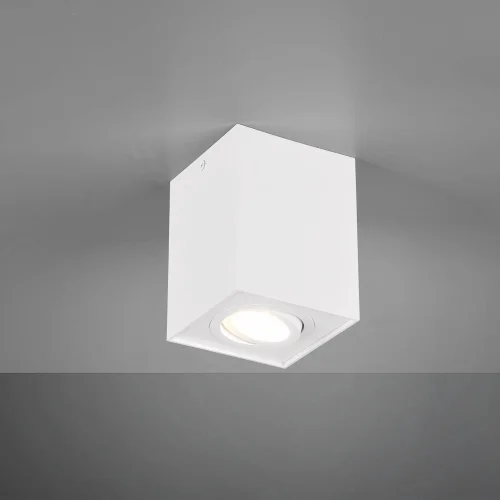 PLAFÓN DE TECHO 1 LUZ BASCULANTE METAL BLANCO GU10 GARIBALDI