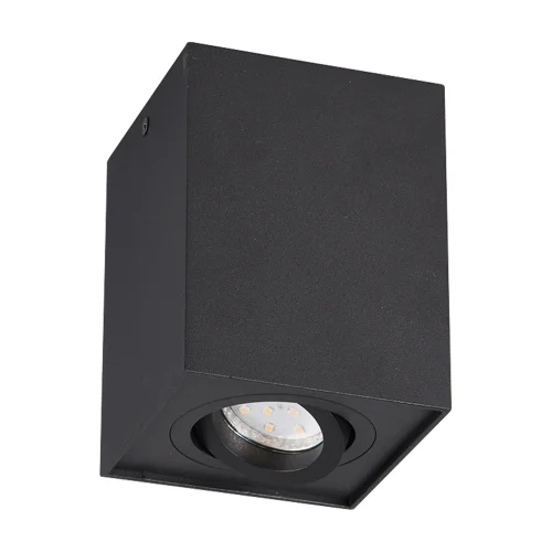 PLAFÓN DE TECHO 1 LUZ BASCULANTE METAL NEGRO GU10 GARIBALDI