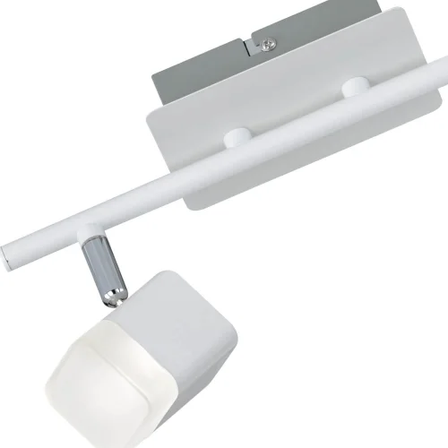 FOCO 2 LUCES LED 2x4 W 3000K METAL BLANCO ALPHONSE FOCO 2 LUCES LED 2x4 W 3000K METAL BLANCO ALPHONSE