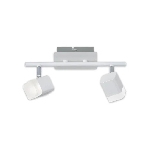 FOCO 2 LUCES LED 2x4 W 3000K METAL BLANCO ALPHONSE FOCO 2 LUCES LED 2x4 W 3000K METAL BLANCO ALPHONSE