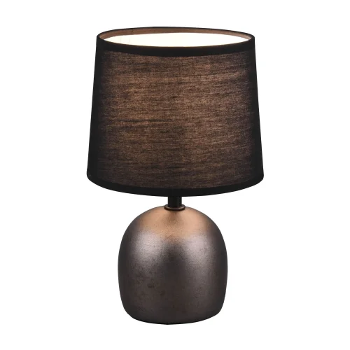 LÁMPARA DE MESA CERÁMICA NÍQUEL ANTIGUO KUBRA LÁMPARA DE MESA CERÁMICA NÍQUEL ANTIGUO KUBRA