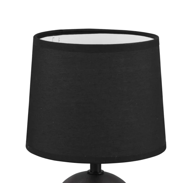 LÁMPARA DE MESA CERÁMICA NÍQUEL ANTIGUO KUBRA LÁMPARA DE MESA CERÁMICA NÍQUEL ANTIGUO KUBRA