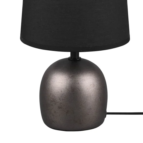 LÁMPARA DE MESA CERÁMICA NÍQUEL ANTIGUO KUBRA LÁMPARA DE MESA CERÁMICA NÍQUEL ANTIGUO KUBRA