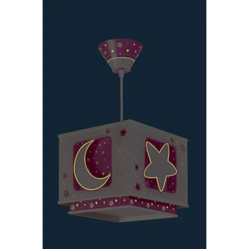 Lámpara Infantil Luna Rosa para bebés y niños, Iluminación | Lúzete