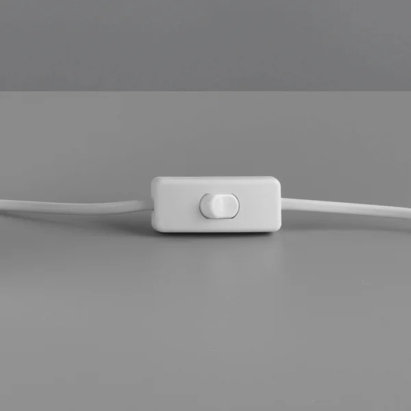 LÁMPARA DE MESA CERÁMICA BLANCA E14 KIBO