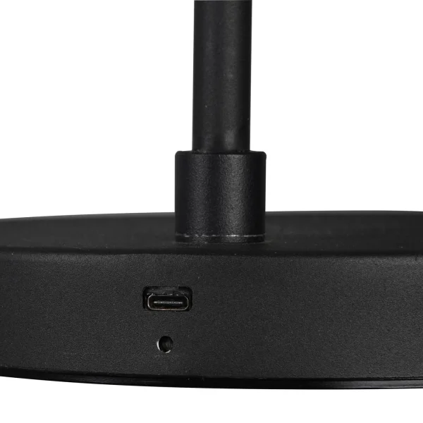 LÁMPARA DE PIE LED 4,5 W 3000K METAL NEGRO CALLUM