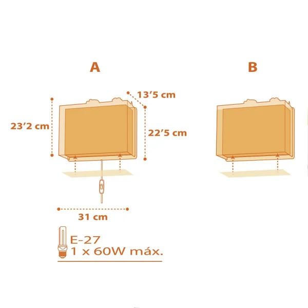 APLIQUE DE PARED DINOS APLIQUE DE PARED DINOS