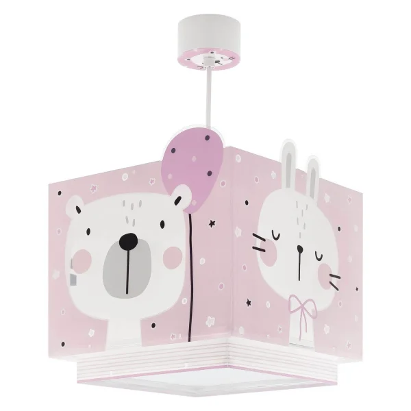 LÁMPARA DE TECHO BABY JUNGLE ROSA