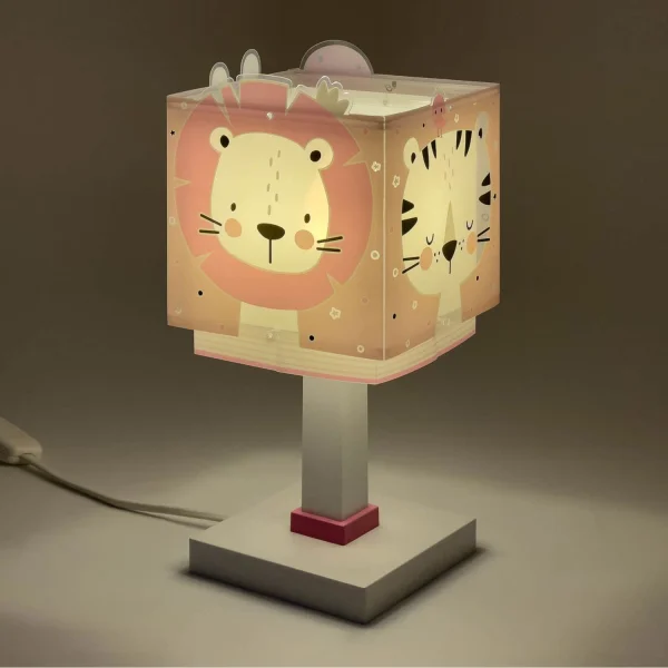LÁMPARA DE MESA BABY JUNGLE ROSA