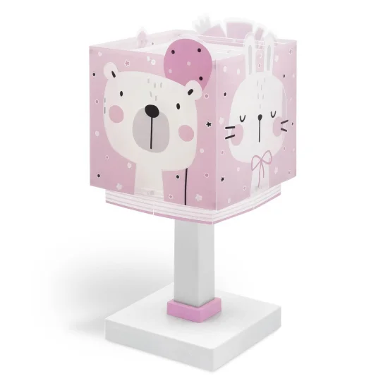 LÁMPARA DE MESA BABY JUNGLE ROSA 2