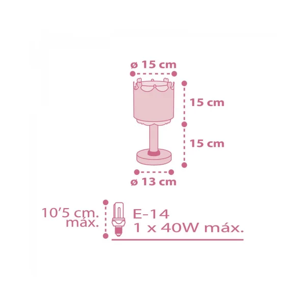 LÁMPARA DE MESA LITTLE QUEEN