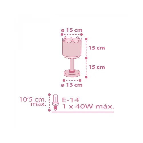 LÁMPARA DE MESA LITTLE QUEEN