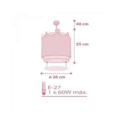 LÁMPARA DE TECHO LITTLE QUEEN LÁMPARA DE TECHO LITTLE QUEEN