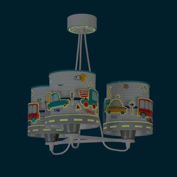 LÁMPARA COLGANTE 3 LUCES BABY TRAVEL