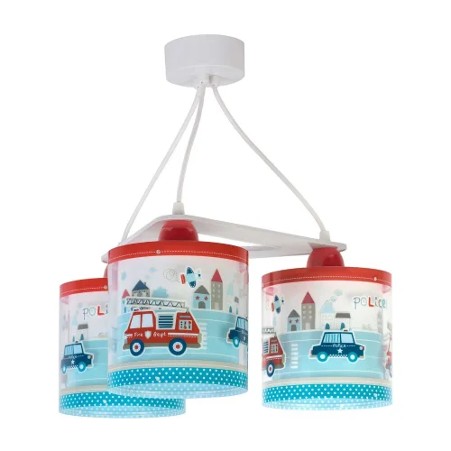 LÁMPARA COLGANTE 3 LUCES POLICE LÁMPARA COLGANTE 3 LUCES POLICE