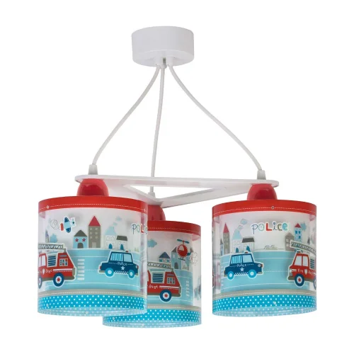 LÁMPARA COLGANTE 3 LUCES POLICE LÁMPARA COLGANTE 3 LUCES POLICE