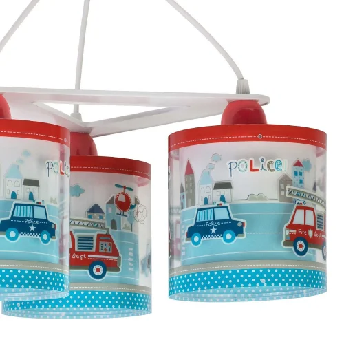 LÁMPARA COLGANTE 3 LUCES POLICE LÁMPARA COLGANTE 3 LUCES POLICE