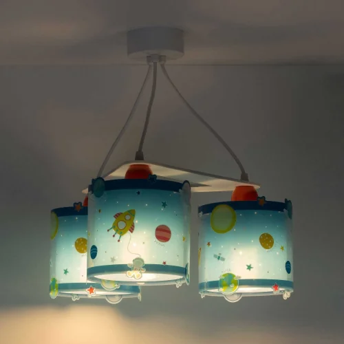 LÁMPARA COLGANTE 3 LUCES PLANETS