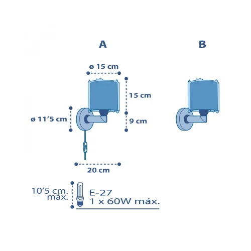 APLIQUE DE PARED PLANETS