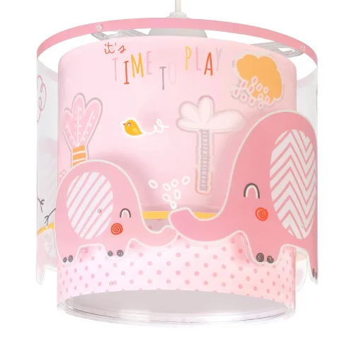 LÁMPARA DE TECHO LITTLE ELEPHANT ROSA