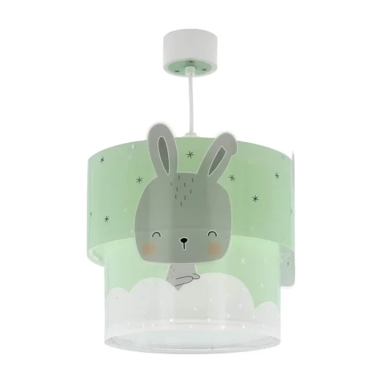 LÁMPARA DE TECHO BABY BUNNY VERDE 2