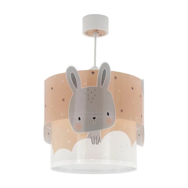 LÁMPARA DE TECHO BABY BUNNY ROSA