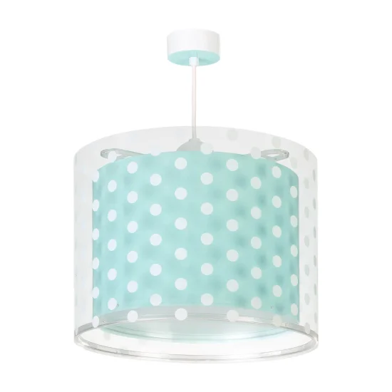 LÁMPARA DE TECHO TURQUESA DOTS