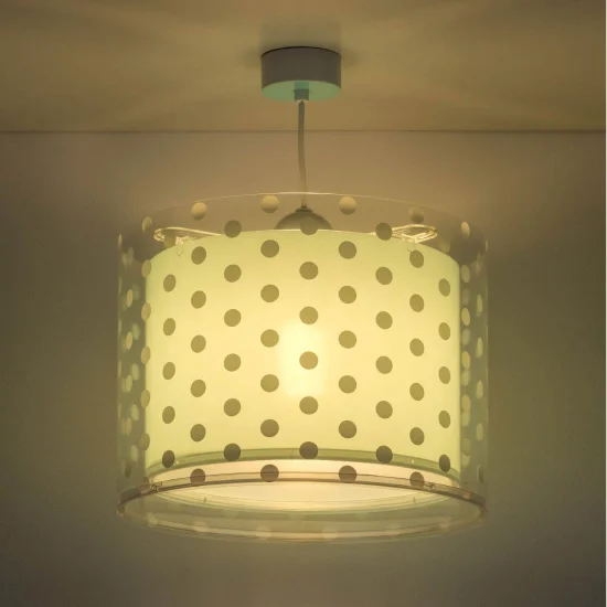 LÁMPARA DE TECHO TURQUESA DOTS 2