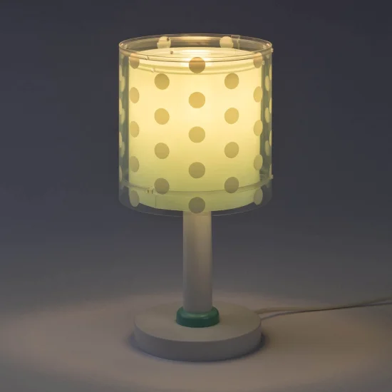 LÁMPARA DE MESA TURQUESA DOTS 2