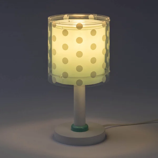 LÁMPARA DE MESA TURQUESA DOTS
