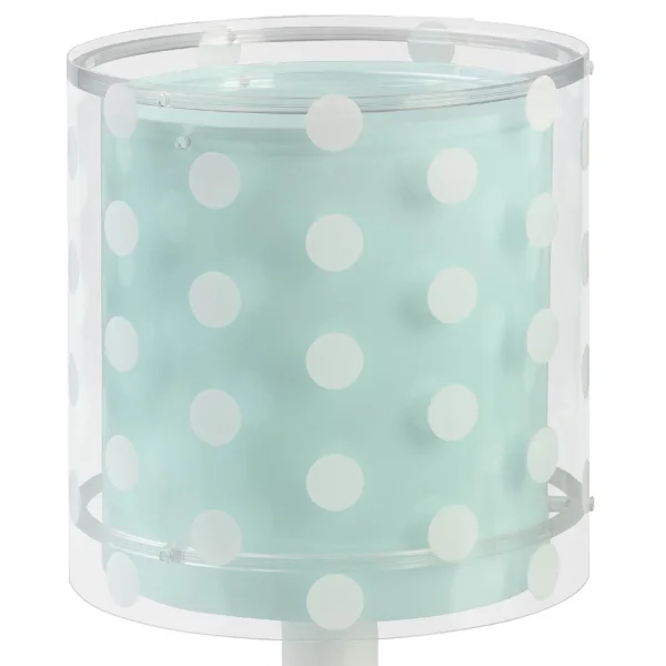 LÁMPARA DE MESA TURQUESA DOTS