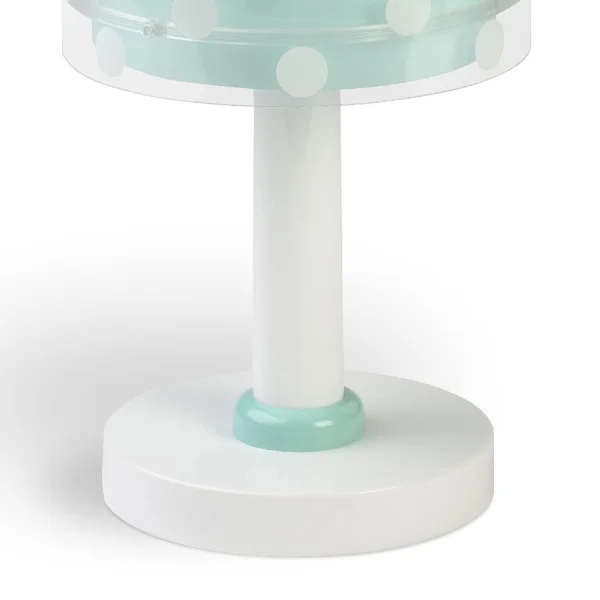 LÁMPARA DE MESA TURQUESA DOTS