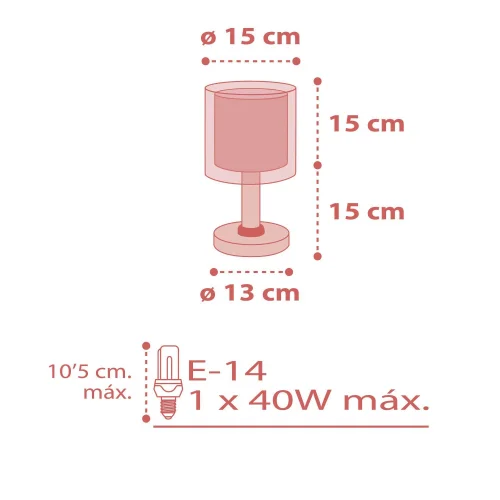 LÁMPARA DE MESA CORAL DOTS