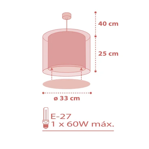 LÁMPARA DE TECHO CORAL DOTS