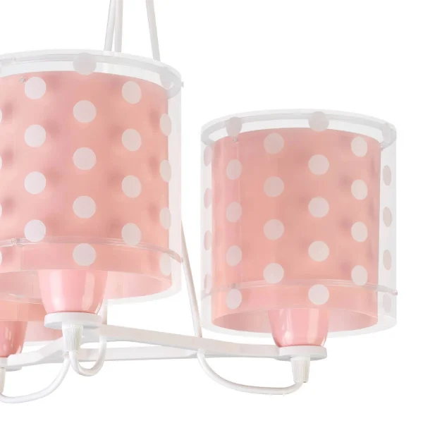 LÁMPARA COLGANTE 3 LUCES CORAL DOTS LÁMPARA COLGANTE 3 LUCES CORAL DOTS