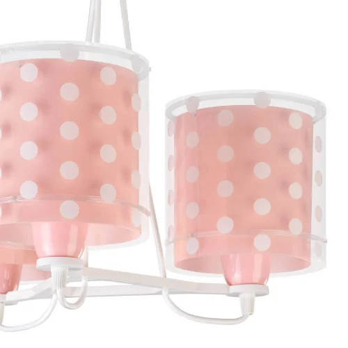 LÁMPARA COLGANTE 3 LUCES CORAL DOTS LÁMPARA COLGANTE 3 LUCES CORAL DOTS