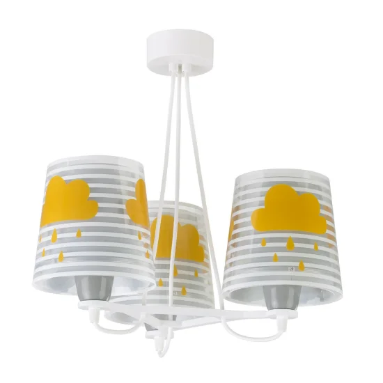 LÁMPARA DE TECHO 3 LUCES LIGHT FEELING GRIS 2