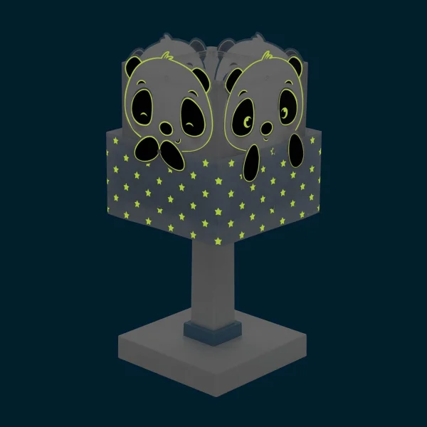LÁMPARA DE MESA PANDA AZUL LÁMPARA DE MESA PANDA AZUL