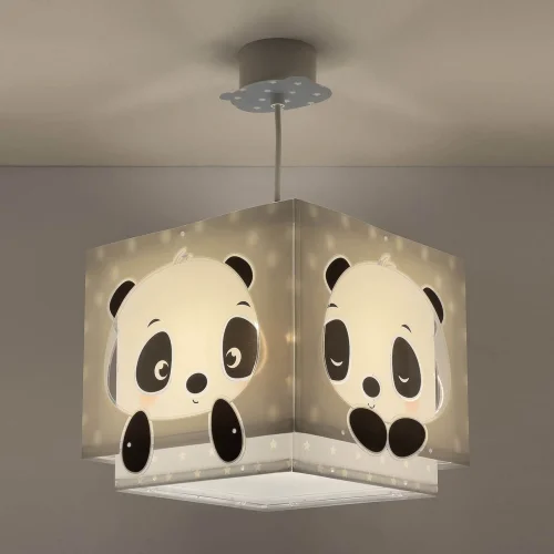 LÁMPARA DE TECHO PANDA AZUL