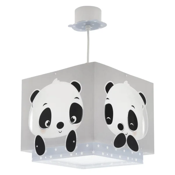 LÁMPARA DE TECHO PANDA AZUL