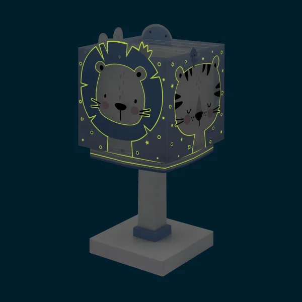 LÁMPARA DE MESA BABY JUNGLE AZUL