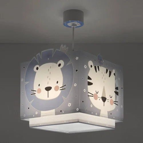 LÁMPARA DE TECHO BABY JUNGLE AZUL LÁMPARA DE TECHO BABY JUNGLE AZUL