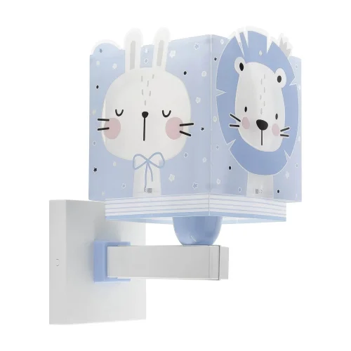 APLIQUE DE PARED BABY JUNGLE AZUL