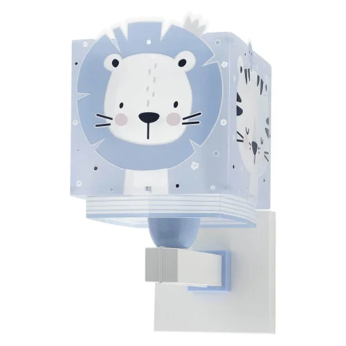 APLIQUE DE PARED BABY JUNGLE AZUL