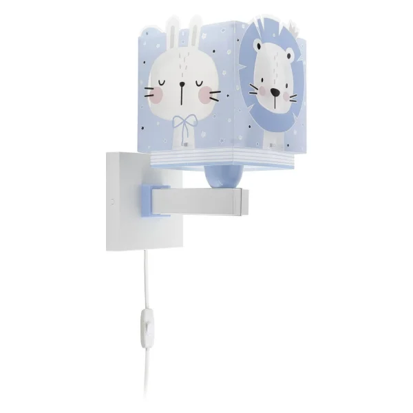 APLIQUE DE PARED BABY JUNGLE AZUL