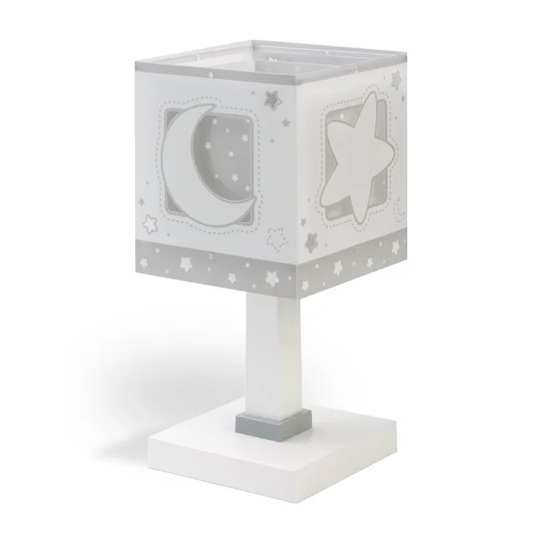 LÁMPARA DE MESA LUNA GRIS