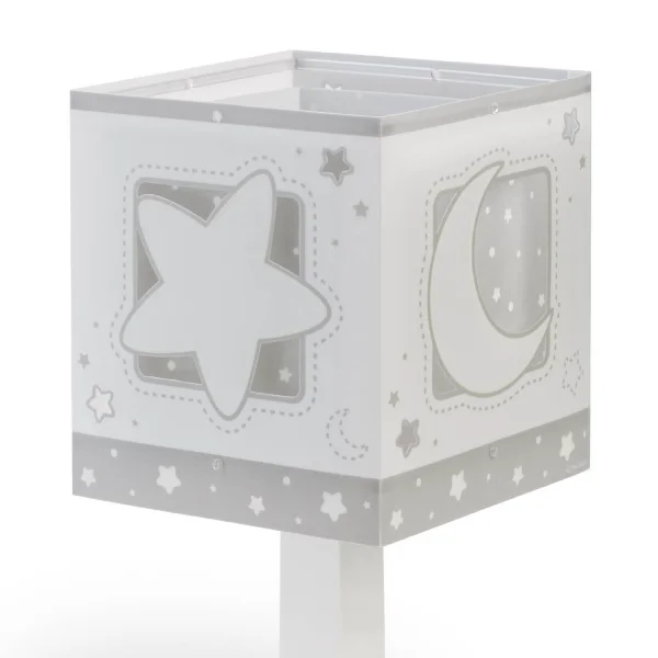 LÁMPARA DE MESA LUNA GRIS