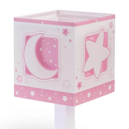 LÁMPARA DE MESA LUNA ROSA
