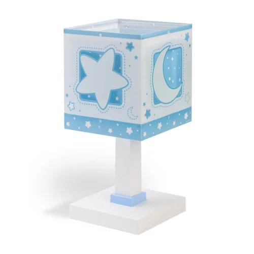 LÁMPARA DE MESA LUNA AZUL