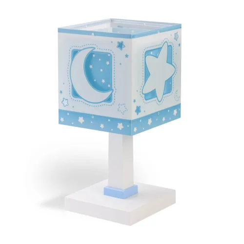 LÁMPARA DE MESA LUNA AZUL